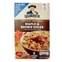 Quaker instant Oatmeal, Maple & Brown Sugar