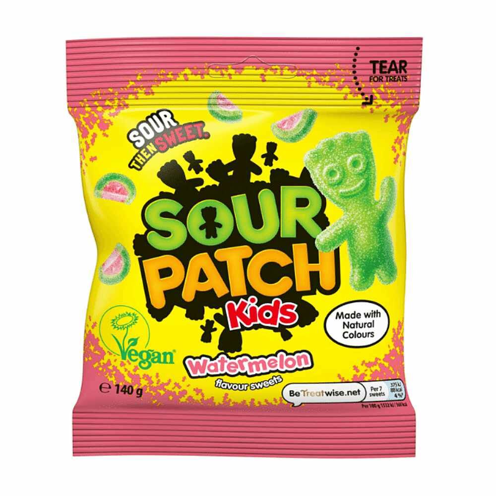 Sour Patch Kids Fruit Watermelon - Saure Fruchtgummi, 140g