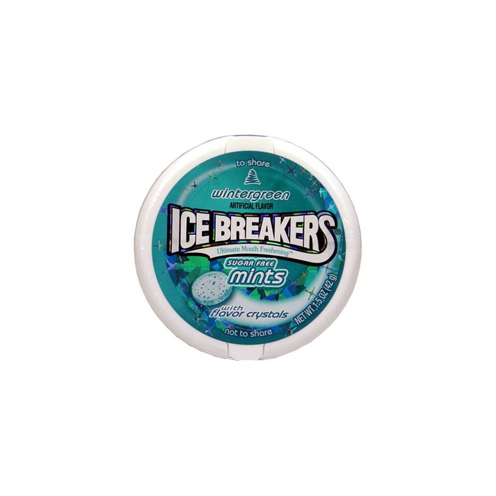 Ice Breakers Mints wintergreen mit herbminzigem Geschmack, zuckerf