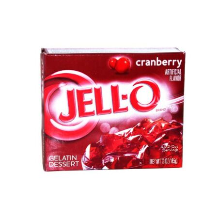 Jell-O Gelatin Dessert Cranberry, USA (MHD 09.05.23)