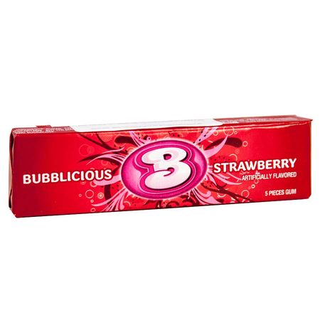 Bubblicious Strawberry, Kaugummi USA