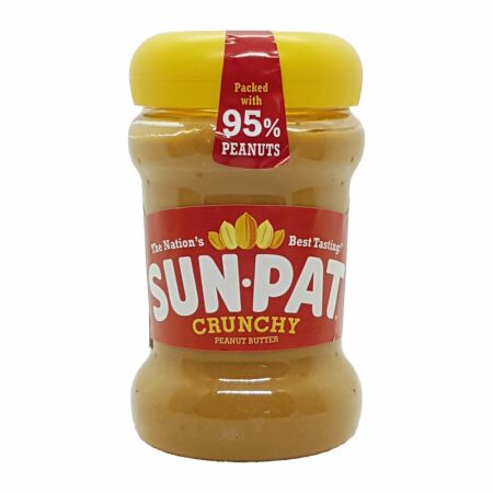 SunPat Peanut Butter Crunchy - Erdnussbutter mit Stückchen - Brotaufstrich