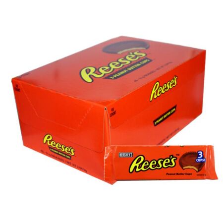 1 Karton mit 40 Packungen Reeses Peanutbutter Cups (2,04 kg)