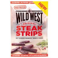Wild West, Steak Strips, Original, 60 g Trockenfleisch