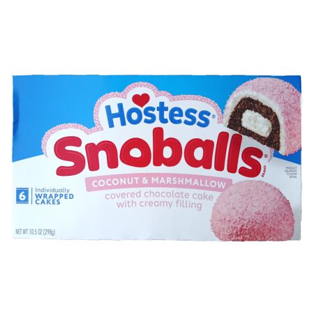 Hostess Snoballs, Coconut & Marshmallow covered Cocolate Cake