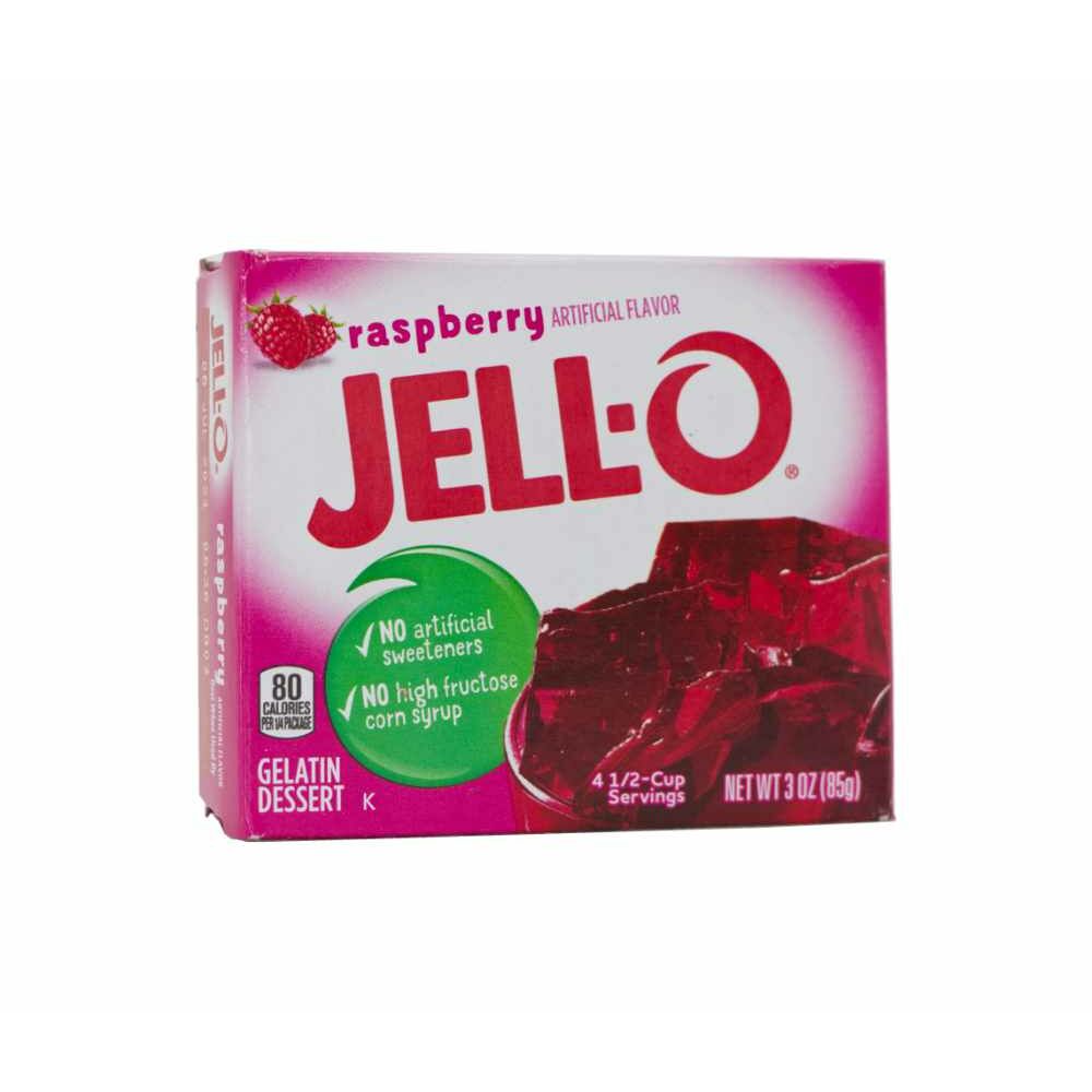 Jell-O Gelatin Dessert Raspberry, Wackelpudding USA