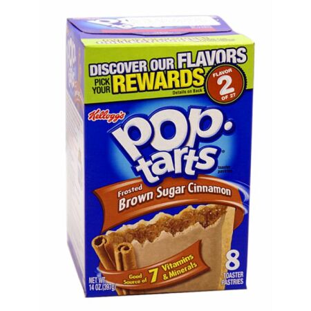 Kelloggs Pop Tarts Frosted "Brown Sugar Cinnamon" (MHD 14.11.2022)