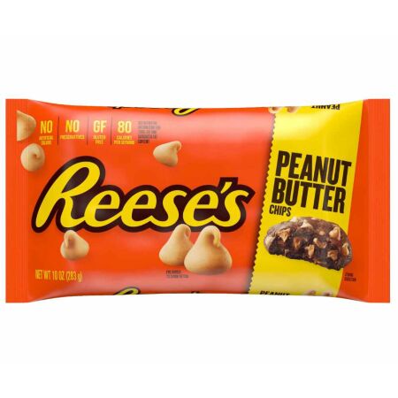 Reeses Peanutbutter Chips - Mini Erdnussbutter Stückchen zum Backen 283g