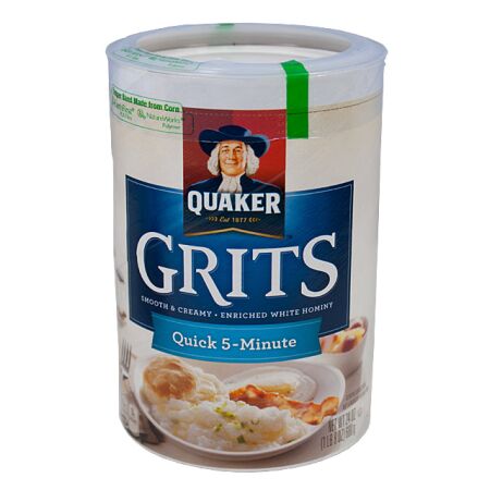 Quaker Grits, traditioneller Maisgries aus den USA, 680g (MHD 02.03.2024)