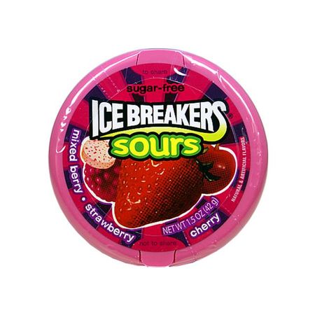 Ice Breakers Mints Sours - Mixed Berry, Zuckerfrei