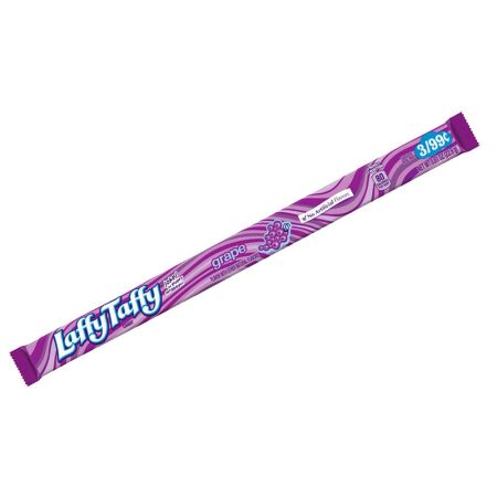 Laffy Taffy Rope, Kaubonbon Schlange, verschiedene Geschmacksrichtungen Grape