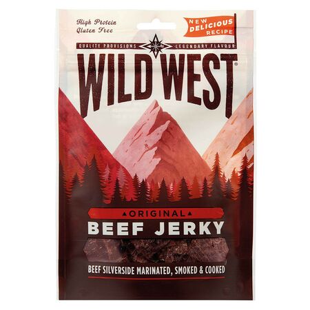 Wild West Beef Jerky - Original  Trockenfleisch 70g Packung