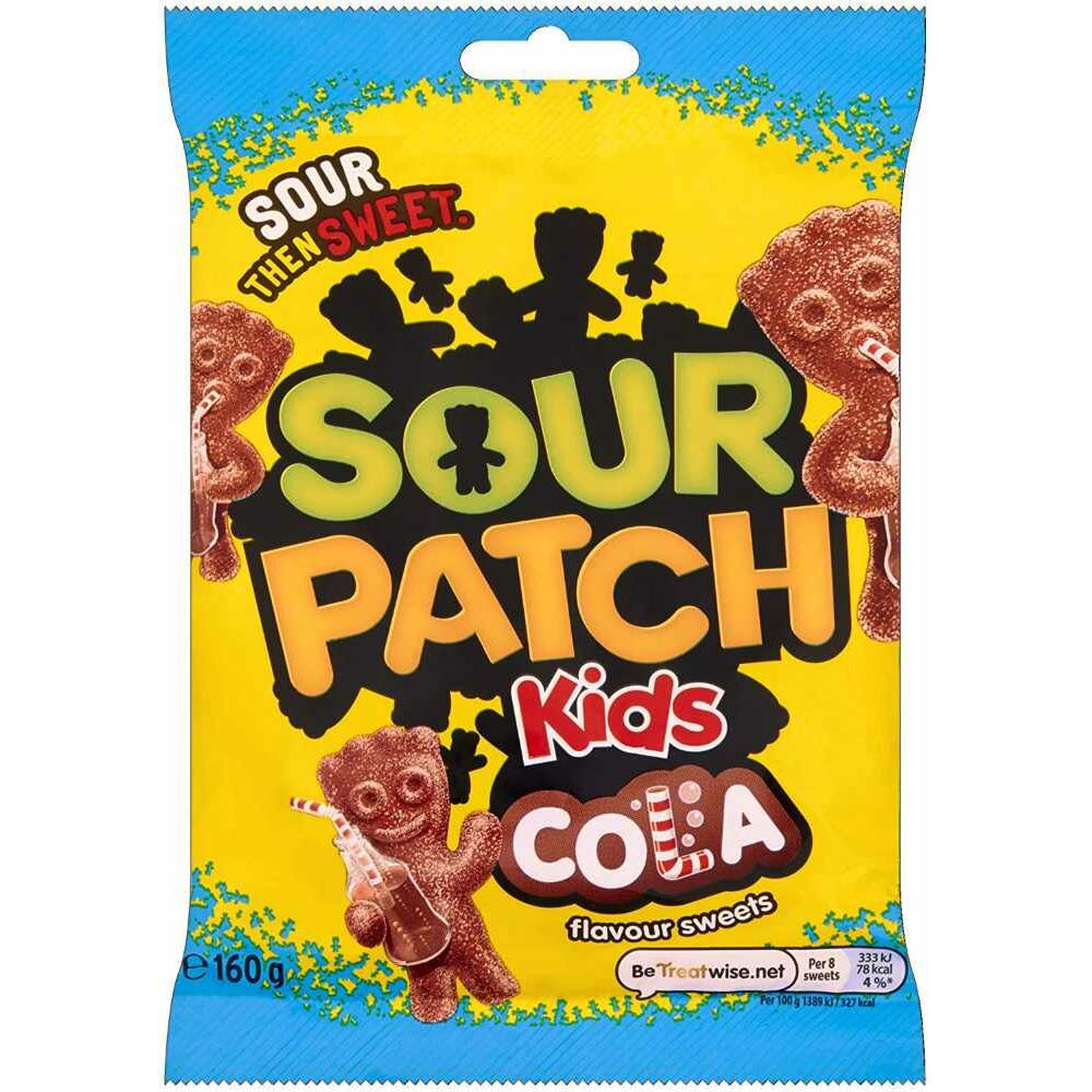 Sour Patch Kids Cola - Saure Fruchtgummi, 140g