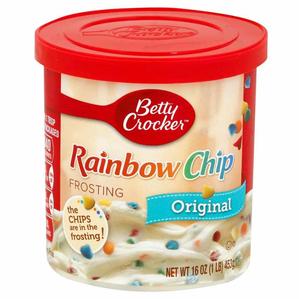 Betty Crocker Rich & Creamy Rainbow Chip Frosting, 453 g