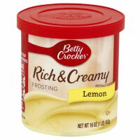Betty Crocker Rich & Creamy Lemon Frosting, 453 g...