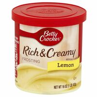 Betty Crocker Rich & Creamy Lemon Frosting, 453 g (MHD...